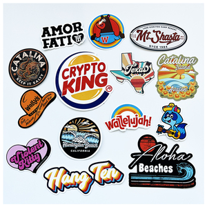 UV dayanıklı çizilmeye dayanıklı özel su geçirmez marka Logo baskı araba süslü çıkartmalar kalıp kesim PVC vinil özel çıkartmalar - Product Image 1