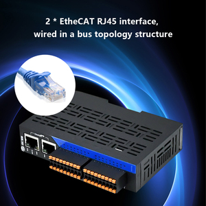 Controlador de bus, módulo de E/S remota EtherCAT, comunicación Ethernet, módulo PLC analógico, 16 entradas digitales y 16 salidas digitales - Product Image 3