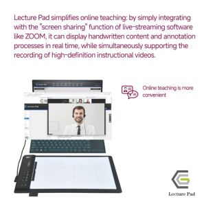 Prend en charge l'écriture de logiciels informatiques, enregistre des vidéos d'enseignement, produit des fichiers de petite taille haute définition. Interface USB-C Plug and Play - Product Image 6