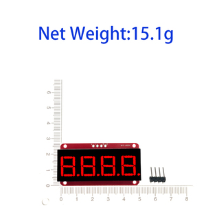 Modulo Display LED rosso OKY4086-4 0.56 "4 cifre 7 segmenti HT16K33 I2C modulo Display digitale