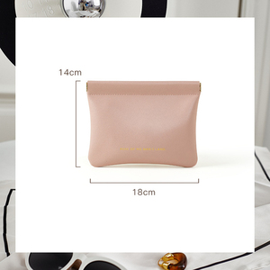 Yeni tasarım küçük şarapnel Pu deri Mini bozuk para cüzdanı kulaklık ruj depolama kozmetik makyaj çantası - Product Image 6