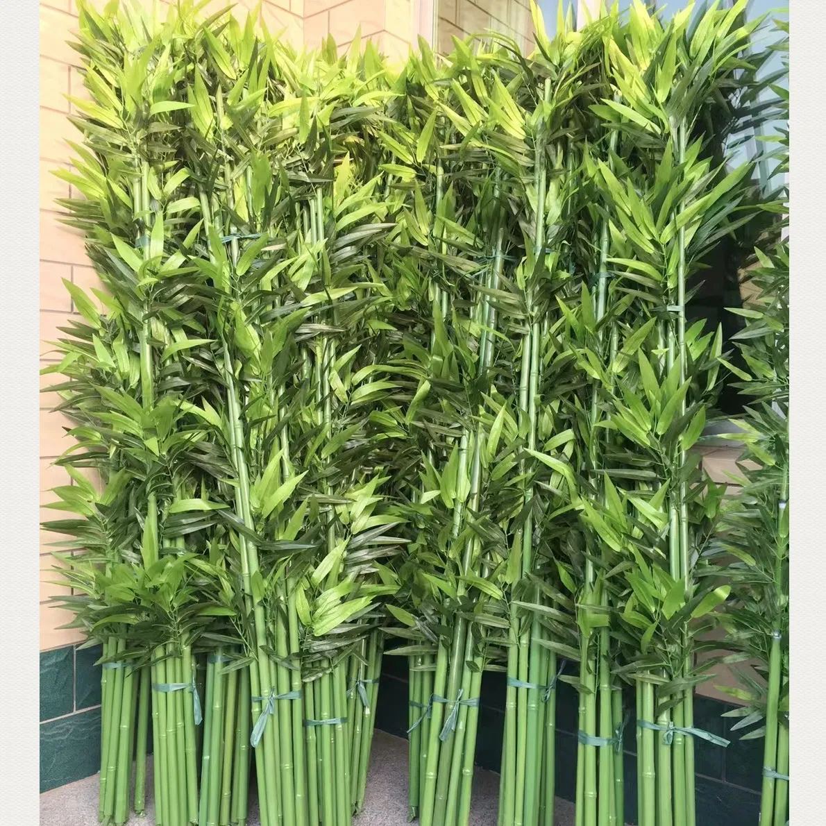 Großhandel Kunststoff Bonsai Innen dekor gefälschte Bambus blätter Pflanze zum Verkauf künstlichen Bambus baum