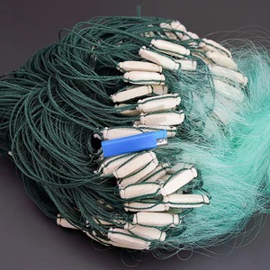 25/50/100 M 3-Lagen-Monofilament-Kiemen netz mit Schwimmer zum Angeln für Fische und Meeres lebewesen - Product Image 4