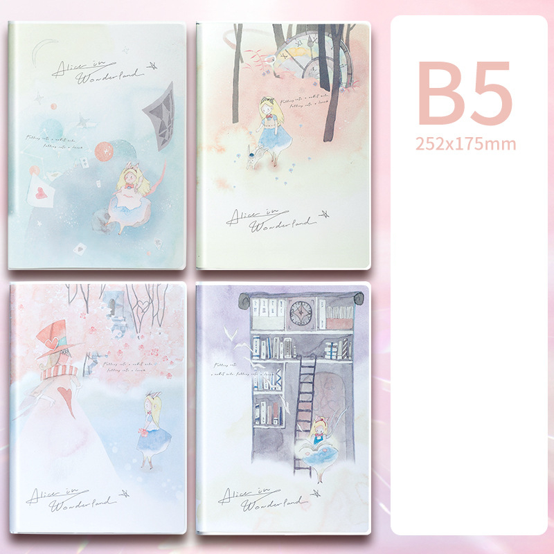 B5 Alice (56 feuilles) 1 pièce, 4 pièces par ensemble