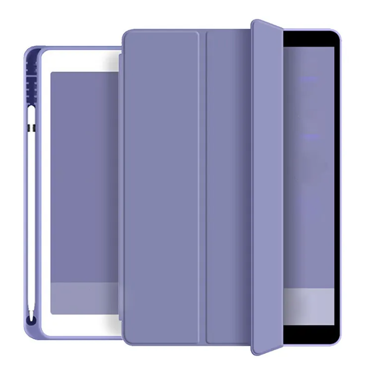 Toptan ince otomatik uyandırma TPU Tablet iPad Mini için kapakları 6 hava 4 durumda kalemlik
