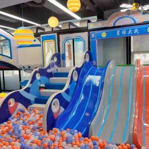 Attrezzature per parco giochi al coperto di grado commerciale Non tossico imbottito per bambini Soft Ball Blaster Arena FEC Entertainment per bambini - Product Image 2