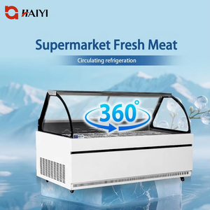 Cửa Kính trượt siêu thị thịt Deli Máy làm lạnh thực phẩm hiển thị refrige Showcase tủ lạnh hiển thị mát - Product Image 2