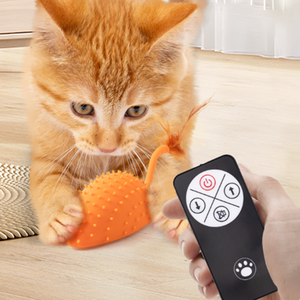 Uzaktan kumanda USB şarj otomatik kedi Pet koşu fare oyuncak kediler için interaktif fare oyuncak - Product Image 2