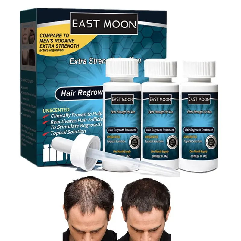 Đông Trăng Tóc mọc lại điều trị tại chỗ giải pháp người đàn ông tóc phát triển huyết thanh tóc chống mất giải pháp dầu 60ml * 3pcs