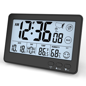 LCD Atomic Wanduhr Digital Church Clock Auto Time Calibra tion Timer Multifunktion skalen der Radio Wave Wecker - Product Image 1