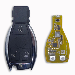 Xhorse VVDI BE Key Pro 3ปุ่มเปลือกสีเหลืองรุ่นไม่มีคะแนนสำหรับ XNBZT1GL Mercedes Benz