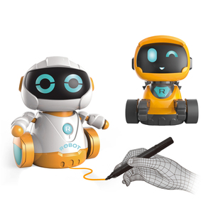 Kidewan-Juego de 2 juguetes mágicos para niños, Robot electrónico de seguimiento de línea de eje, Sensor inductivo, juguete Robot para niños - Product Image 1