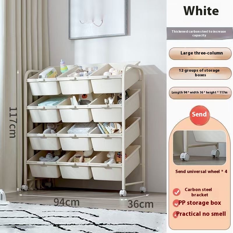Blanc crème (trois rangées de 4 couches 12 boîtes)