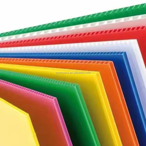 Özel 12mm geri dönüşümlü oluklu HDPE alev geciktirici PP ürünleri için içi boş ped düz baskı kesme işleme hizmeti - Product Image 5