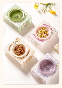 May Mắn Vật Nuôi Bát Với Đáng Yêu Con Chó In Chất Lượng Cao Gốm Vật Nuôi Cho Ăn Món Ăn Dễ Dàng Để Làm Sạch & Ergonomic - Product Image 4