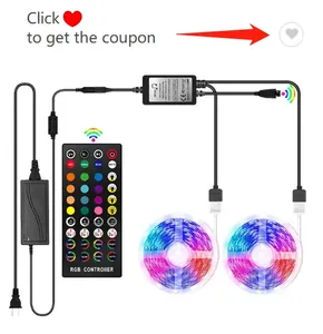 LEDILAND Smart RGB, Светодиодная лента, 5 м/10 м, многоцветное приложение для управления Wi-Fi, умная музыкальная лента, украшение комнаты, Декор для дома, освещение 12 В - Product Image 2