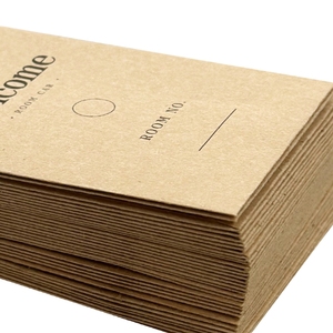 ซองใส่บัตรโรงแรมแบบกำหนดเองขนาด2.4x3.5ซองใส่บัตรในห้องพักสำหรับโรงแรมธุรกิจปลอกกุญแจสำหรับผู้พักอาศัย - Product Image 3