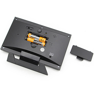 Großer Farbbild schirm LCD-Digitaluhr Sprach aktivierter ewiger Kalender Wecker mit Uhrzeit Datum Woche Temperatur anzeige - Product Image 3