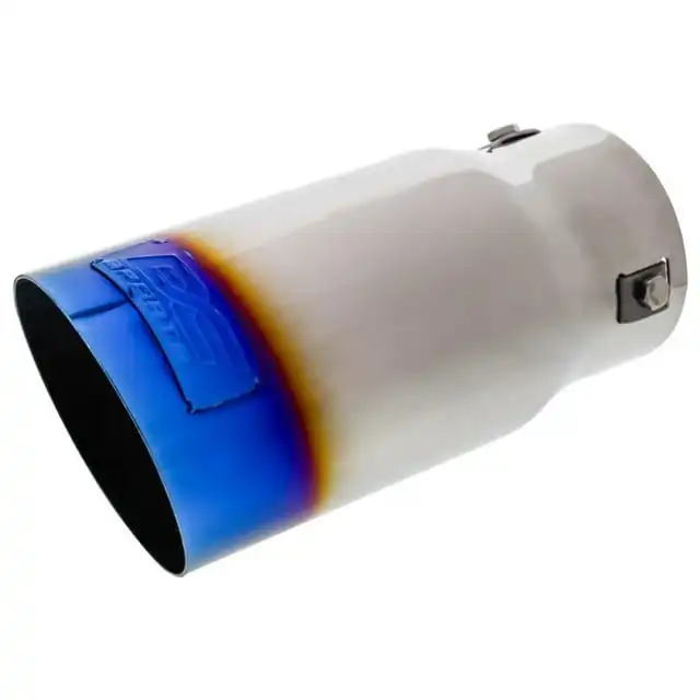 Car Exhaust Systems Muffler Tip Universal Stainless Steel OutleBolt On Exhaust Slant Cut Tip 2.87 Inlet 3.5 Outlet