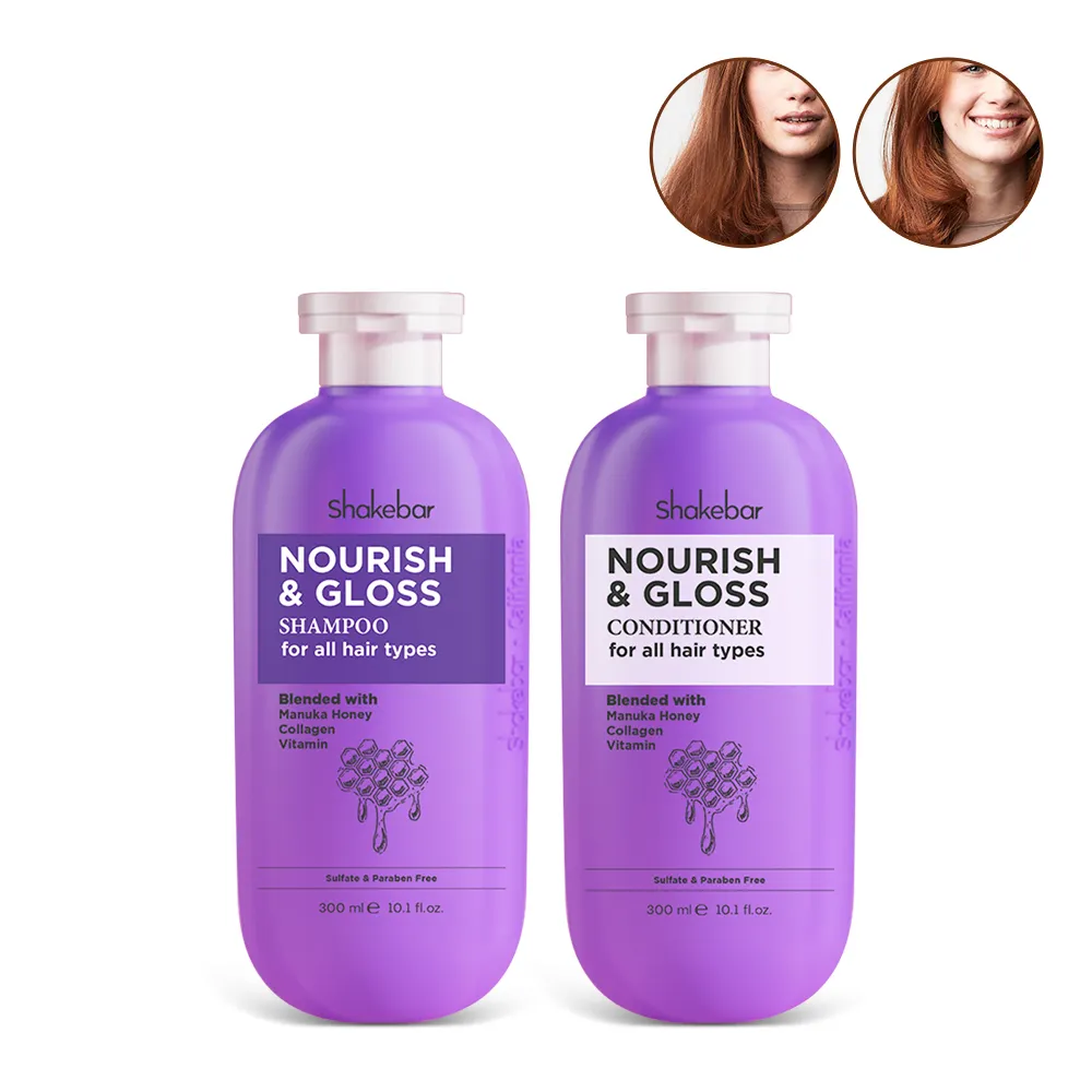 Shakebar aparelho de onda, conjunto de shampoo e condicionador para cabelos encaracolados, linha de massa, cuidado com o cabelo natural