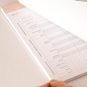 高质量定制记事本A4每周计划员桌面记事本作业列表每周7天记事本 - Product Image 3