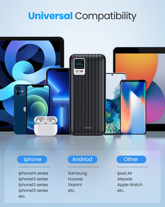 HYTO Power Bank 50000mAh QC3.0 22,5 W PD Cargador rápido de la estación de energía del Banco de energía portátil de gran capacidad de 4 salidas de 3 entradas del cargador rápido de la USB-C - Product Image 5