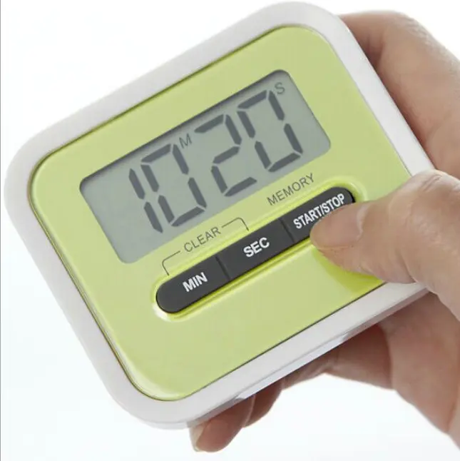 Großes LCD-Display Digitaler Küchen-Countdown-Timer zum Kochen von Suppen fleisch Sportspiele New Type Top Sale