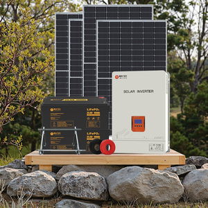 1KW完整套件，带集成逆控制机锂离子太阳能电池板立即交付