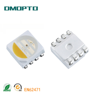 0.2W 5050 RGBW SMD LED lamba tam renkli sarı ışık yayan kırmızı yeşil mavi beyaz yüksek ışık akısı LM dört-in-one LED noktalar - Product Image 1