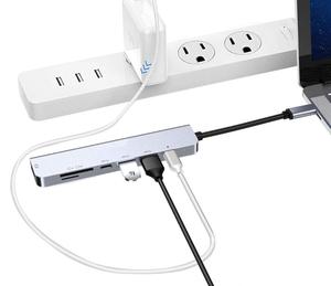 7 in 1 7in1 multifunzionale tipo c hub usb per macbook, più usb tipo-c hub, per macbook hub 2 tipo c porta - Product Image 3