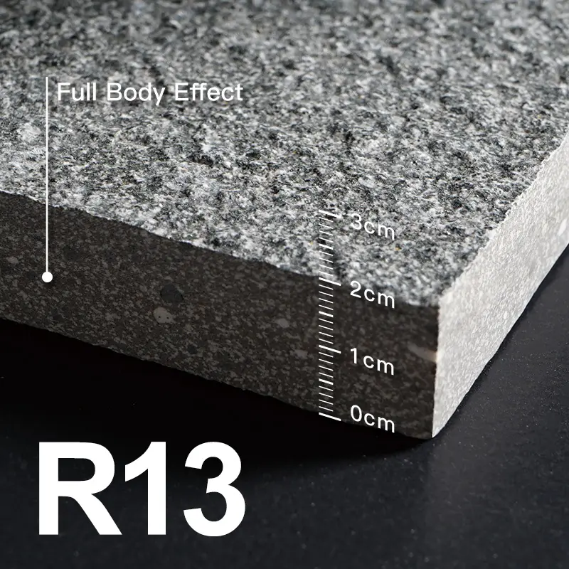 Matte Thick Wall Full Body Flooring Stone for Exterior / Ceramic Granite Bricks Pavers Outdoor Porcelain Driveway Tiles 20mm