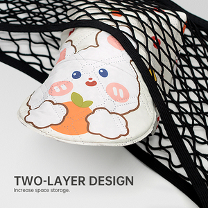 مرنة قابلة للتعديل مع خطاف قابلة للتمدد ملحقات السيارة الخارجية شبكة تخزين لصندوق السيارة للسيارات بحالة جديدة - Product Image 3