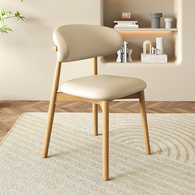Legno grezzo - pelle color kaki chiaro