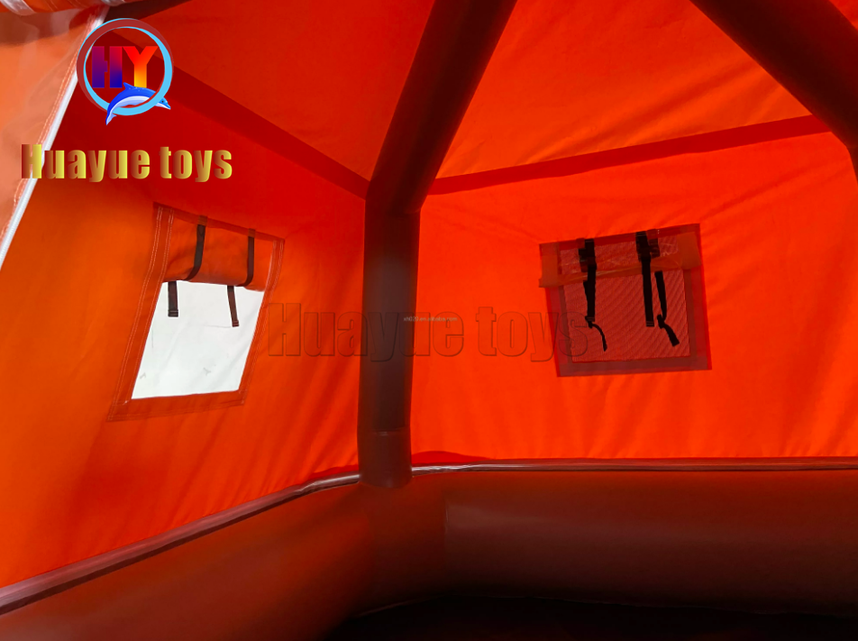 Water Camping Inflatable Shoal Floating Tent Inflatable Fishing Raft Boat Floating Water Platform Raft With Tent