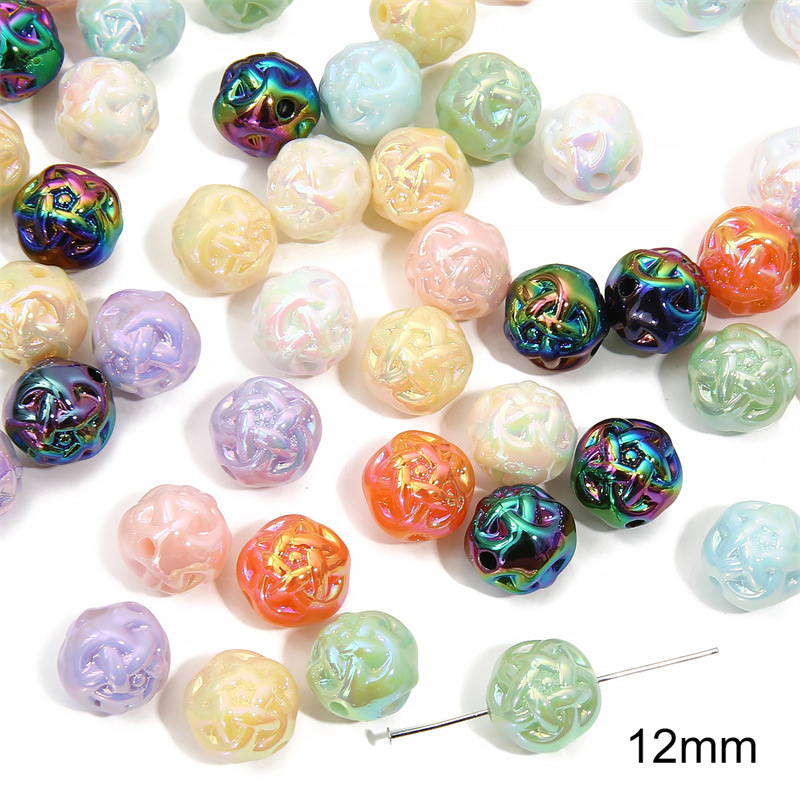 11 petites boules de fleurs 12 mm 10 pièces/sachet