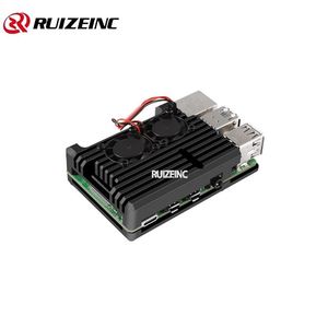 Raspberry Pi Metal 4 Generation Shell Himbeer Pi 4 Generation B Aluminium legierung Box 4B Wärme strahlende Telefon hülle Zubehör - Product Image 3