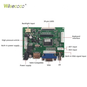 Placa controladora LCD Tft de 39 Pines, pantalla táctil LVDs para proyector de tableta, pantalla de 7 pulgadas, 1280x800, Tft - Product Image 5