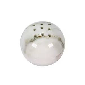 Роскошный Бежевый Травертин Мрамор курильница бахур курильница лампа для домашнего декора религиозный Ароматерапевтический диффузор держатель духов - Product Image 6