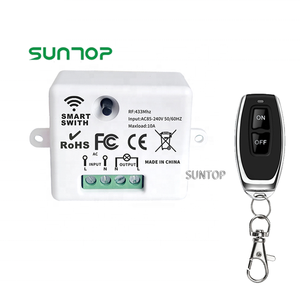 433Mhz telecomando Wireless AC220V universale RF relè ricevitore modulo luce telecomando per luce a Led - Product Image 1
