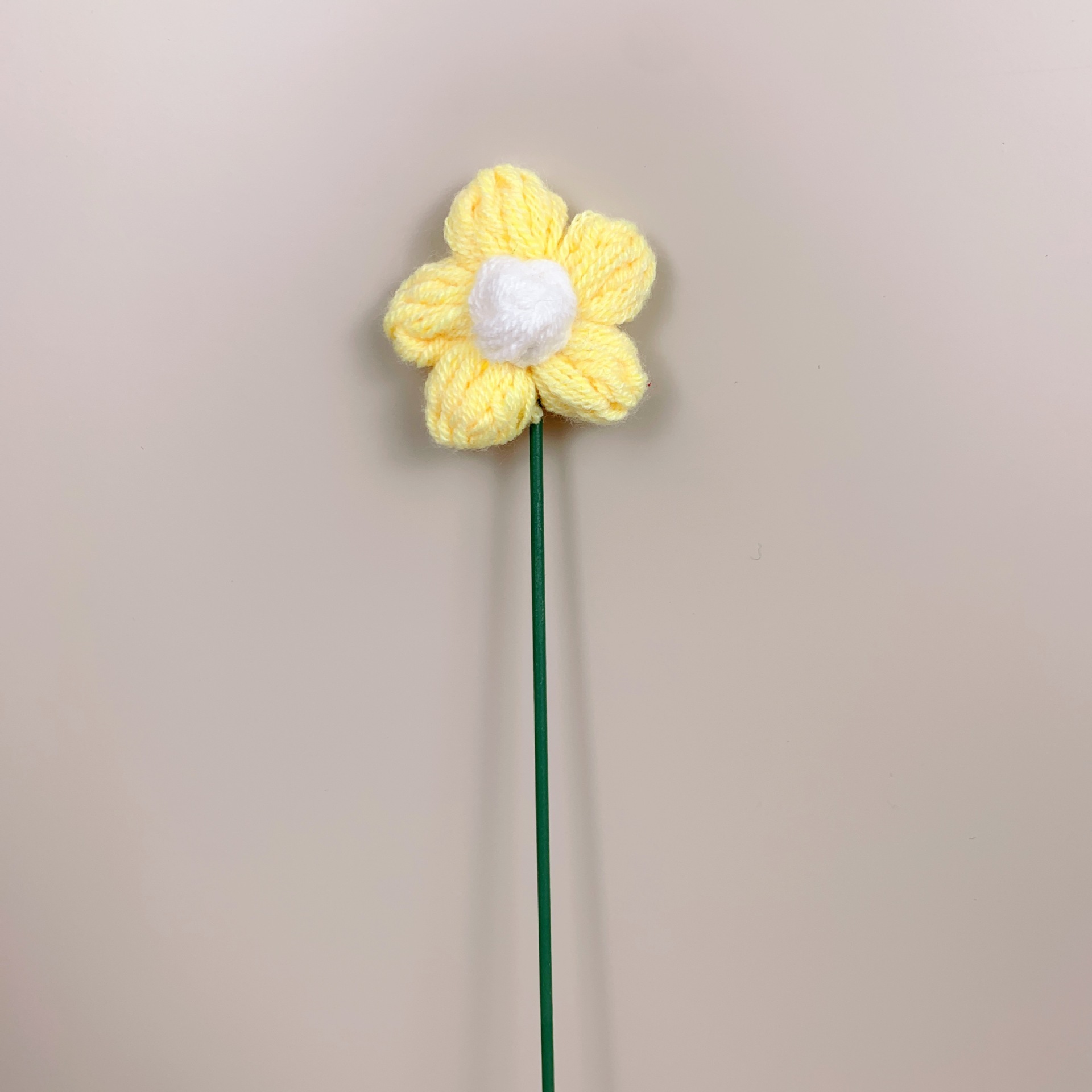 Coeur jaune et blanc