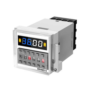 Digitales Timer-Relais DH48S-S Cycle Control Time Delay Timer AC220V 24V 380V 1Z 2Z - Product Image 1