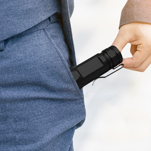QXMOVING Mini Torch Light Long Distance USB Rechargeable Pocket EDC Tactical <strong>LED</strong> Flashlight With Clip - Product Image 3