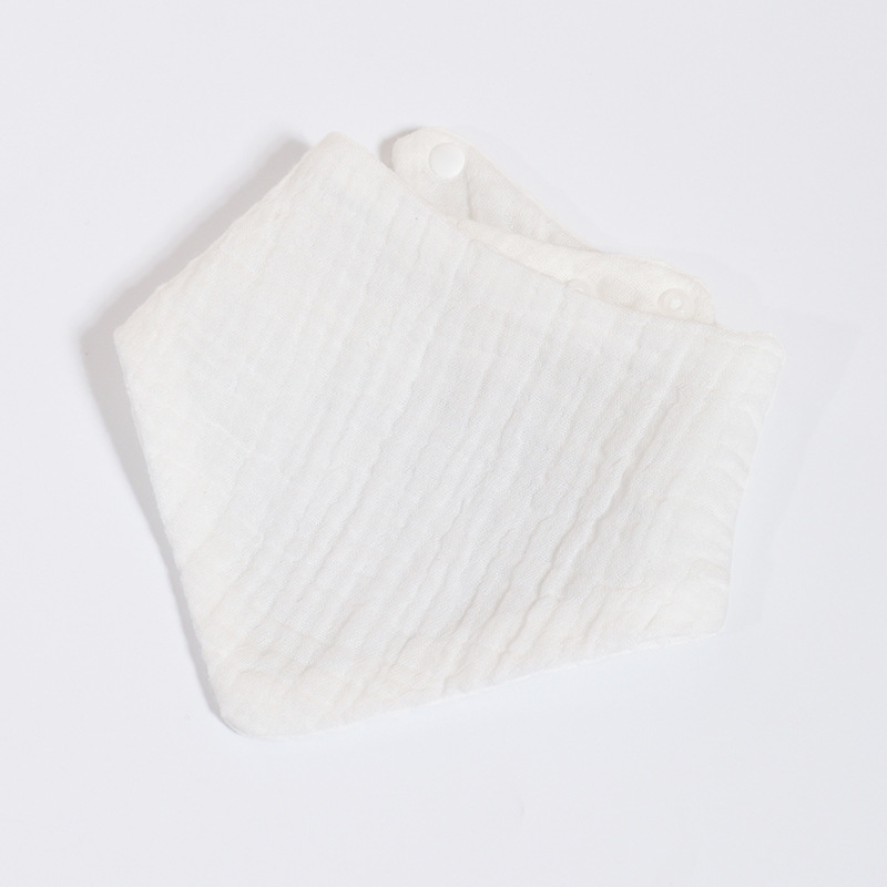 Serviette triangle uni-blanc