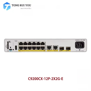 QoS fonksiyon şartları ile 9000 kompakt kurumsal anahtarı C9200CX-12P-2X2G-E 12-Port PoE + 240W - Product Image 1