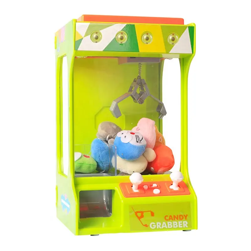SLW-752 Hot Selling Mini Claw Game Machine Toys Electronic Musical Candy Grabber Machine With Lights For Children Gifts