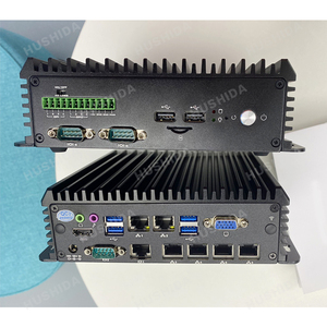 Linux-ordenador Industrial sin ventilador Ubuntu IOT, servidor 1U J1900 I3 I5 I7 X86, 2 Ethernet integrado, Mini Pc, Canal WIFI SSD - Product Image 3
