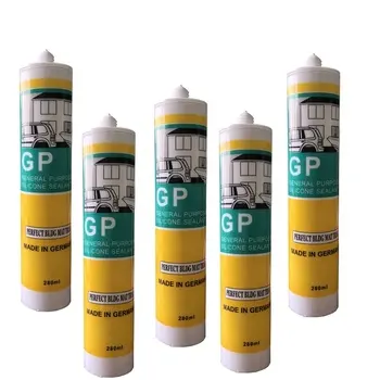 OEM comme waker silicone mastic 100% silicone rtv usage général gp acétique silicone mastic