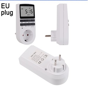 Spina Uk presa Timer digitale presa elettrica programmabile Plug In interruttore Timer per luce B e altro con ampio Display Lcd - Product Image 5