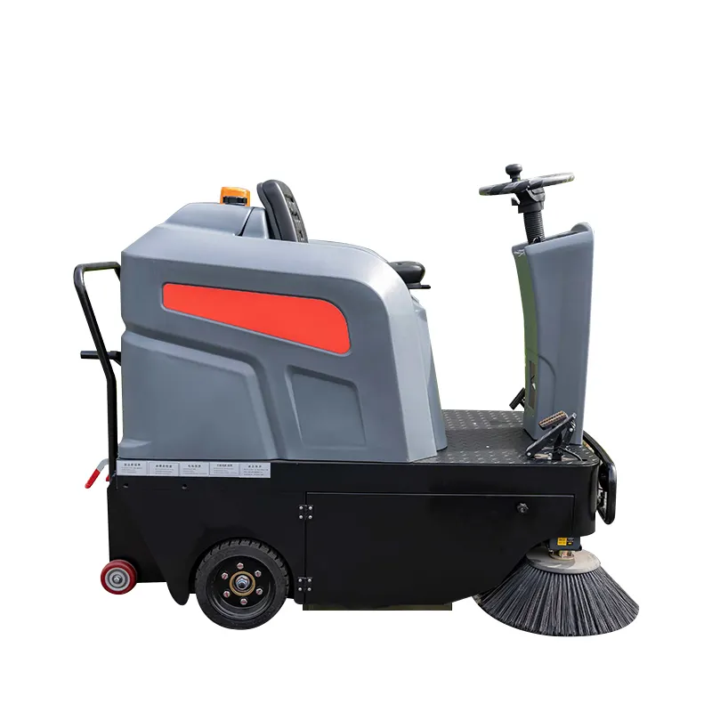 Wholesale Factory Top Quality Road Dust Sweeper Electric Road Sweeper Ride On Style