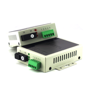 带RJ45端口的RS485至光纤收发器双向串行数据介质转换器支持以太网串行通信 - Product Image 4